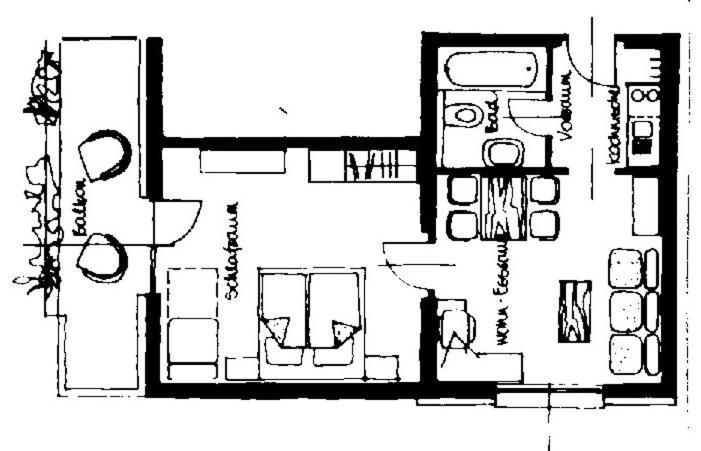 Apartament Unterwirt Bad Kleinkirchheim Pokój zdjęcie